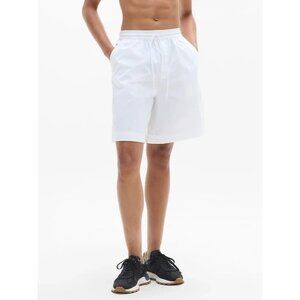 Athleta S Drift Poplin Bermuda Short Bright White Small